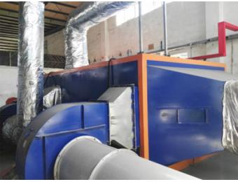 Waste gas incinerator, glass fiber mat glue drying supporting equipment